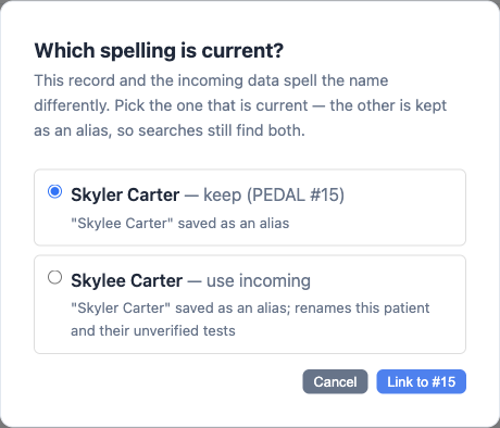 Which spelling is current?